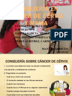 Consejería en Cáncer de Cérvix Y Mama