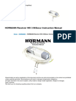 Hormann Hörmann Receiver-Hei-3-Bisecur-Manual