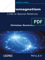 Gontrand C Electromagnetism Links To Special Relativity