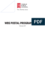 WBS Postal Program Guide 20170214