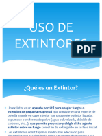 Uso de Extintores