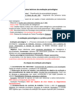 Resumo - Medidas e Avaliação em Psicologia