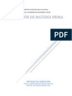 Inspección de Materia Prima