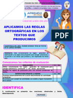 Aplicamos Las Reglas Ortograficas