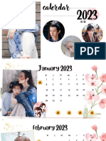 Calendario Chino de Chengyi Traje Antuguo 2023.