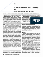 Aquatic-Based Rehabilitation and Training For The Shoulder