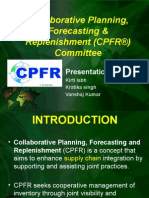 Collaborative Planning, Forecasting & Replenishment (CPFR