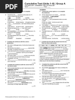 HighNote3 U1-8 Cumulative Test A