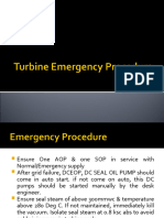 Turbine Emergency Procedure