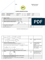 Corrigé National Harmonisé Physique Bac C 2020-2