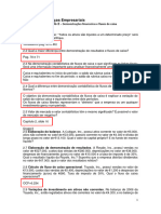 Exercícios Capítulo 2 - Demonstrações Financeiras e Fluxos de Caixa-Sol