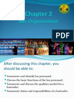 Chapter 2 Bar Organization