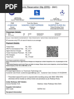 Electronic Reservation Slip (ERS) : 4142819332 16340/Ncj CSMT Express Sleeper Class (SL)