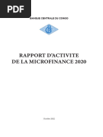 Rapport Dactivites de La Microfinance 2020