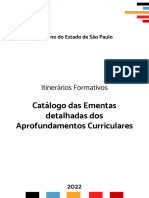 Catálogo Detalhado Dos Aprofundamentos Curriculares