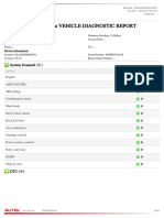 Vehicle Diagnose Report