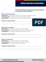 Exercicios Manejo Comportamento