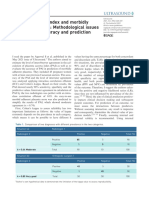 Placenta Accreta Index and Morbidly Adherent Placenta: Methodological Issues On Reliability, Accuracy and Prediction