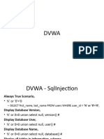 Dvwa Sqlinjection