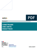 ProFle +, Séquence Tutorée 5, Construire Une Unité Didactique