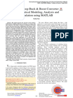 Closed Loop Buck & Boost Converter Mathematical Modeling, Analysis and Simulation Using MATLAB