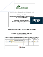 Especificación Técnica Estructuras Metálicas