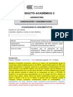 PA2 FORMATO Comu y Argumentacion - Tesis en Contra