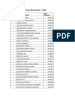 IDIOMA INGLES 1 Carpio Lista de Alumnos