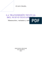 La Transmisión Textual Del N.T