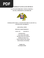 Comparación de Constitución Peruana Con Constitución Colombiana