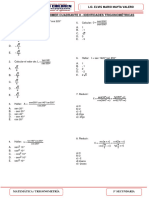Semana 1 - Trigonometría - Diciembre - 5° Secundaria