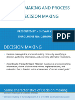 Decision Making and Its Process