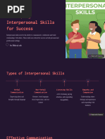 Developing Interpersonal Skills For Success