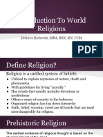 Introduction To World Religions