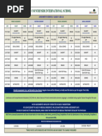 Countryside International School: Assessment Schedule Grade 5 (2023-24)