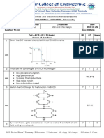 Answer Key - Vlsi CIA I