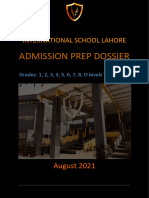 ISL Early Admission Prep Dossier Grade 1 - O Levels