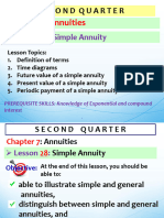 Lesson 28 - Simple Annuities