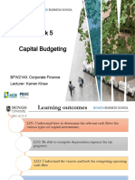 Week 5 - Slides Capital Budgeting