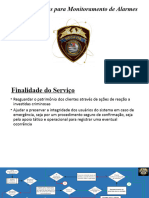 Procedimentos para Monitoramento de Alarmes