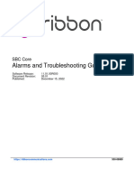 550-08889 05.01 SBC Core 11.01.00R000 Alarms and Troubleshooting