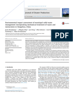 Environmental Impact Assessment of Municipal Solid Waste Management Incorporating Mechanical Treatment of Waste and Incineration in Hangzhou, China