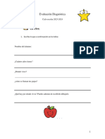 Evaluación Diagnóstica Avanzado