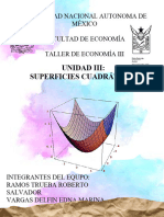 SUPERFICIES CUADRATICAS Economía Vamos