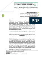 Inovações Tecnológicas e Educativas No Ensino Superior Durante A Pandemia