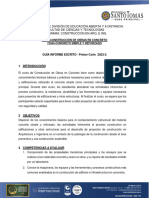 Guía Informe Escrito - Primer Corte