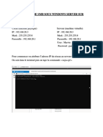 Installation de SMB Sous Windows Server Sur Vmware