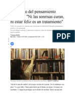 El Peligro Del Pensamiento Positivo