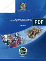 Administrative Units Population Distribution Report Tanzania Volume1a