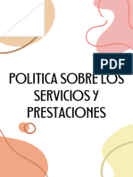 Politicas Sobre Los Servicios y Prestaciones